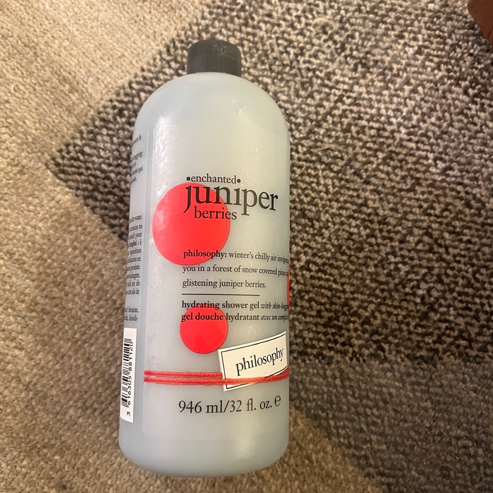 Philosophy -Enchanted Juniper Berries Hydrating Shower Gel 32 fl oz New